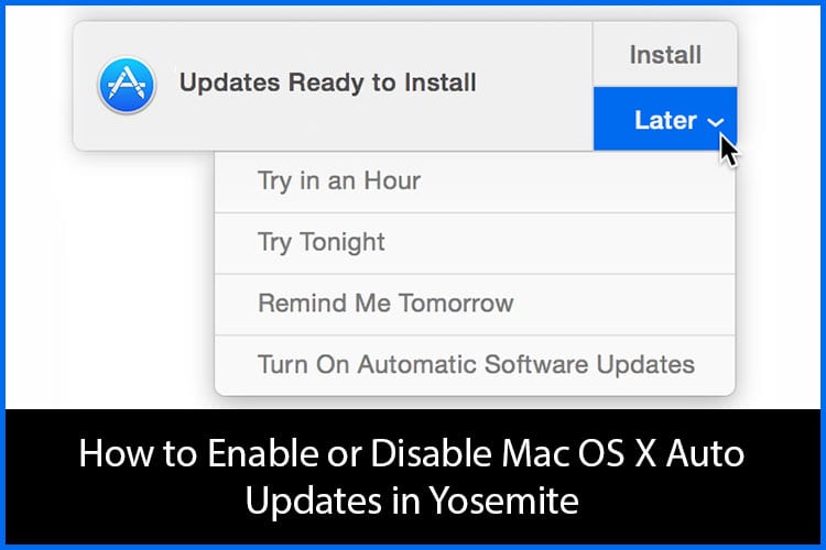 automatic updates for mac